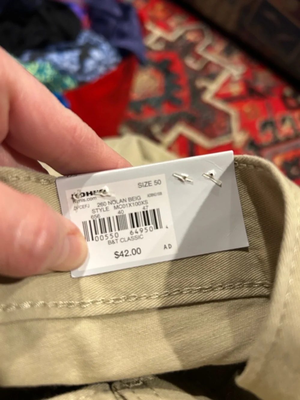 NWT Croft & Barrow size 50 cargo shorts